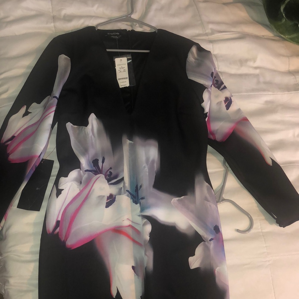 Bebe long sleeve dress.